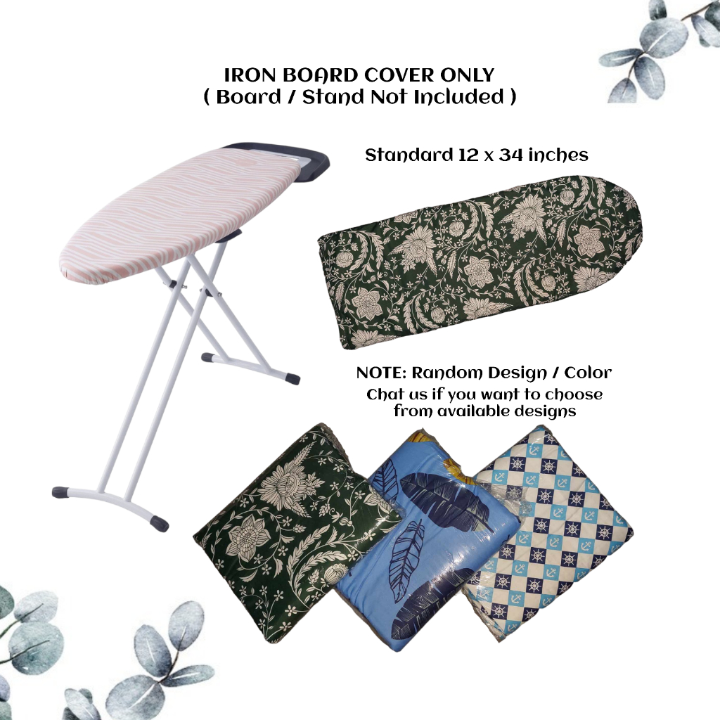 FASHIONABLE PADDED IRON BOARD COVER ( STANDARD 12 x 34 INCHES COVER