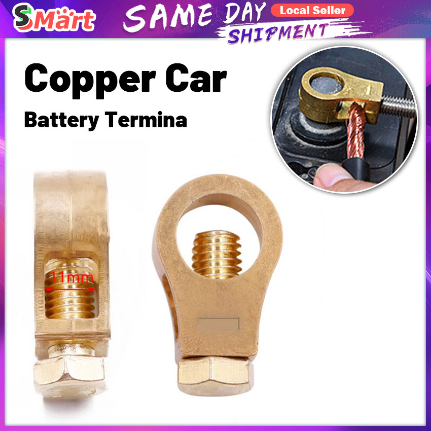 Copper Car Battery Terminal Wire Cable Clamp Top Post Terminal Positive