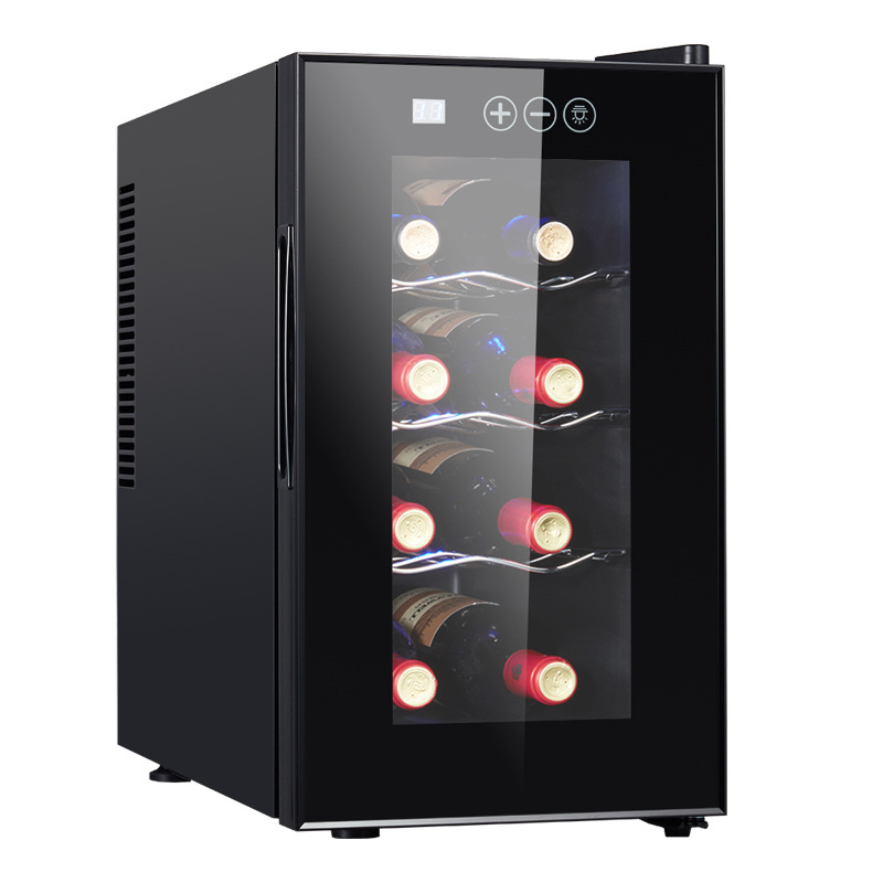 Wine Cooler Refrigerator, Compact Mini Wine Fridge with Digital