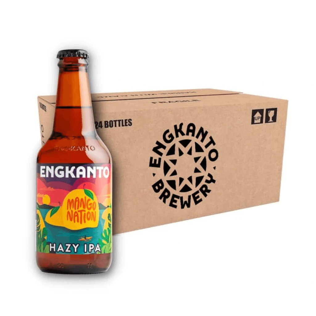 Engkanto Mango Nation Hazy IPA 330ml Bottle x24 (Case) Shopee