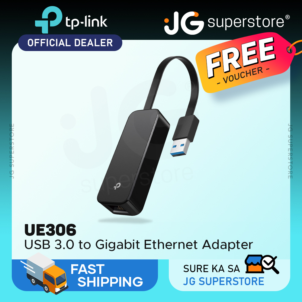 TPLink UE306 USB 3.0 to RJ45 Gigabit Network Adapter Driver Free Supports Nintendo
