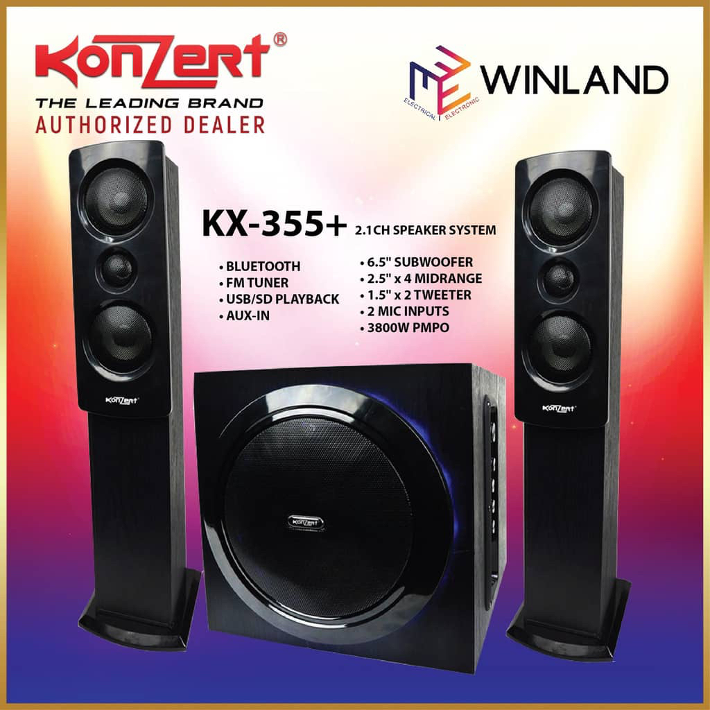 Konzert store 2.1 speakers