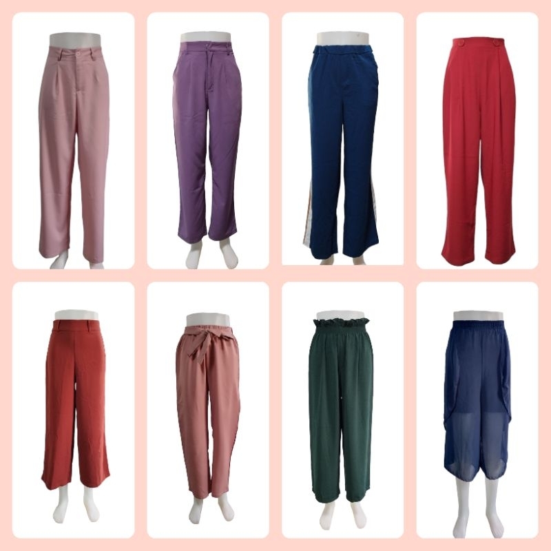 New Arrival Preloved Ukay Ukay Square Pants, Trousers, Slacks | Shopee ...