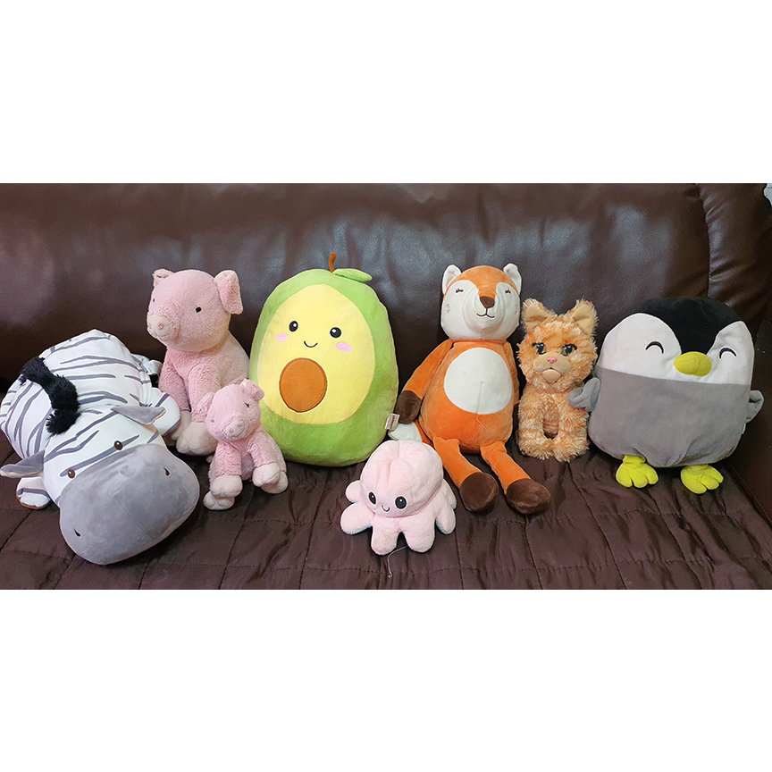 Preloved Stuffed Toys Plushies Goose Cat Pig Chubbies Miniso Branded ...