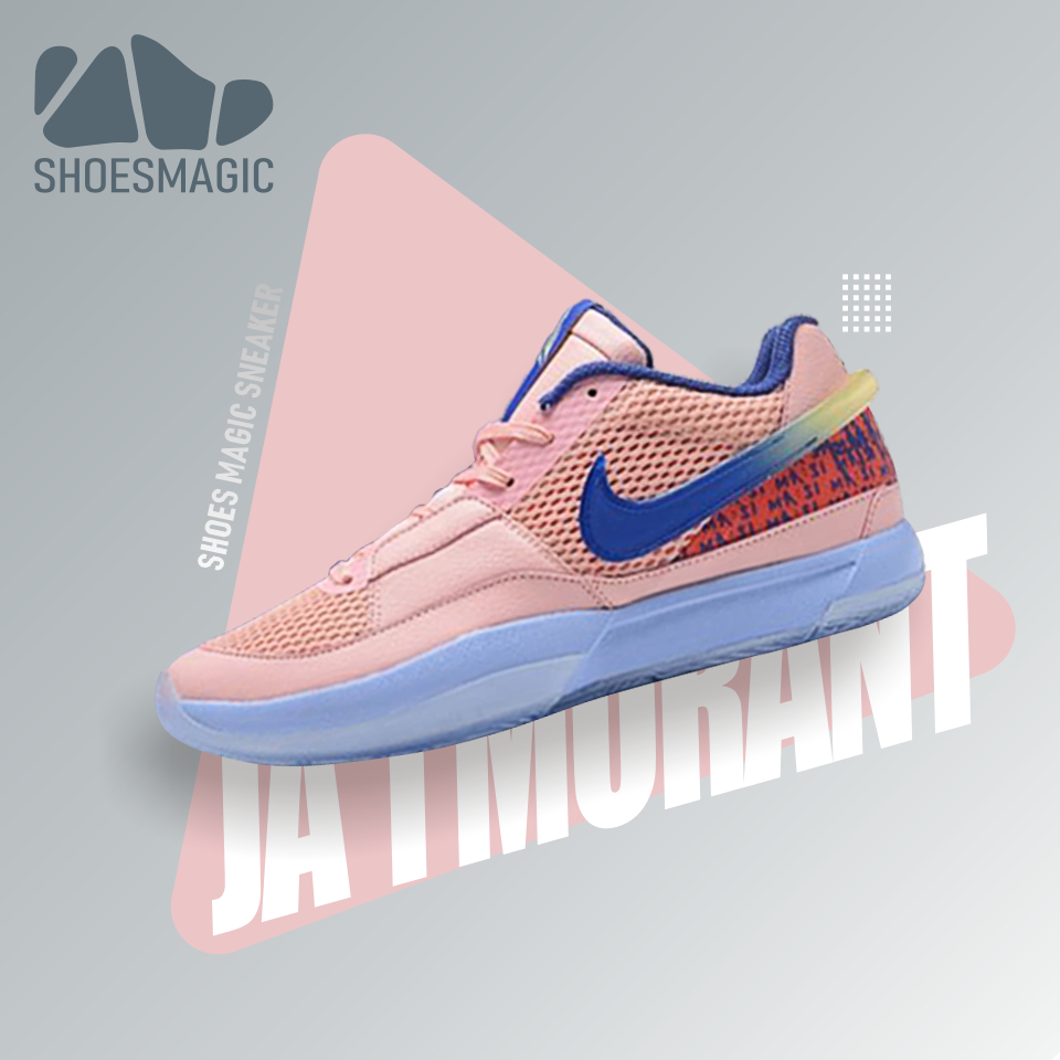 Ja 1 "Extinction" Pink Blue Morant 1st Combat Basketball Shoe Men's