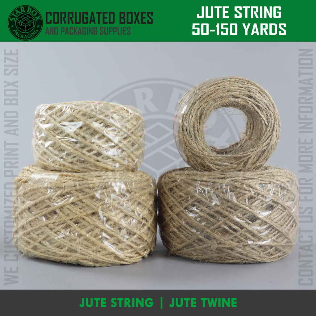 Starbox Arts and Craft "50150 yards" Jute String Jute Twine Jute Rope