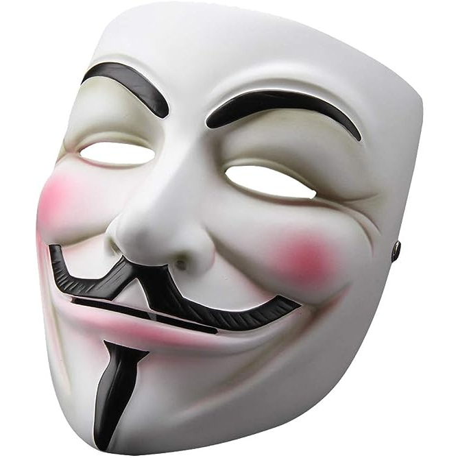 Vendetta Hacker Mask for Halloween Costume Cosplay Party #2373 ...