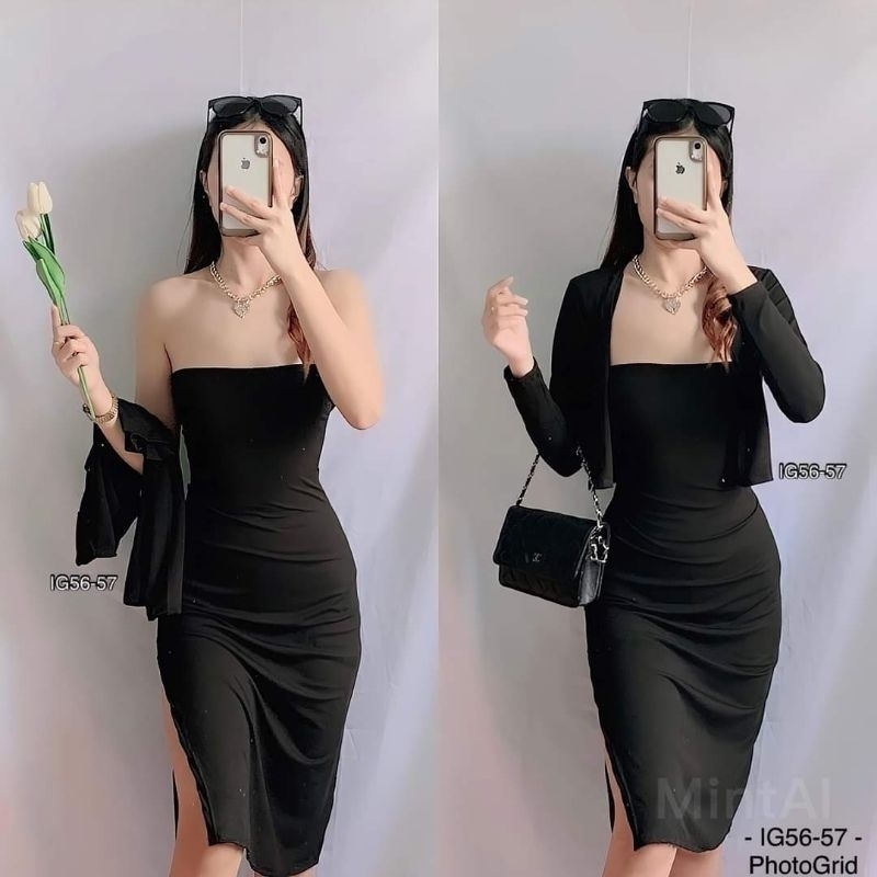 2 in 1 midi dress clearance