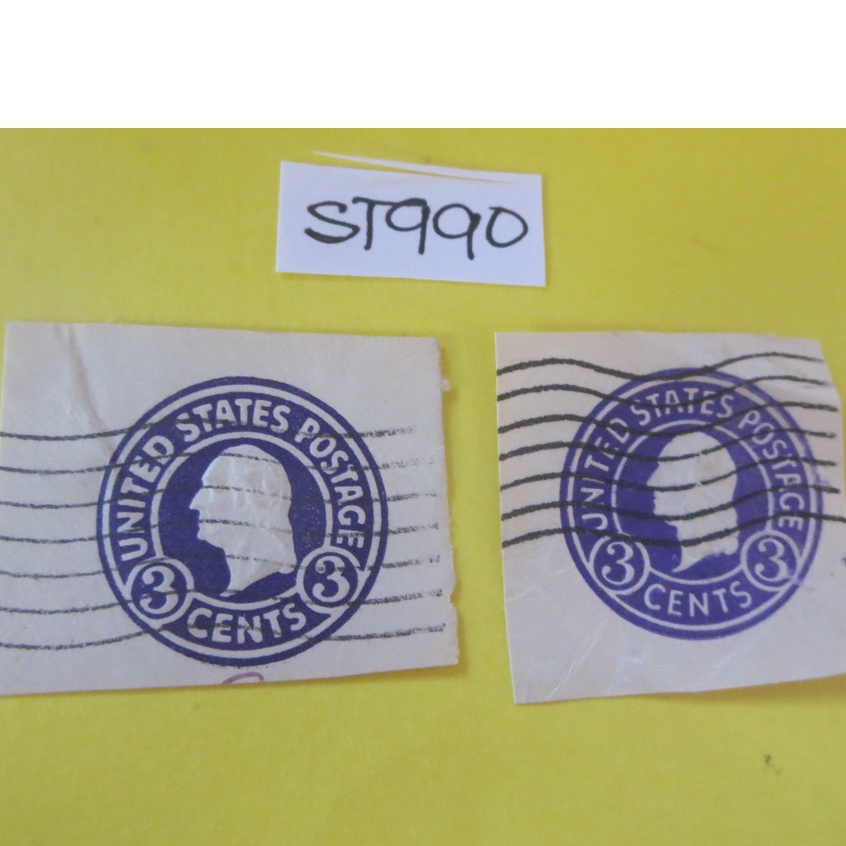 ST990 USA POSTAGE STAMPS COLLECTION EMBOSSED CUT AIRMAIL STAMPS ,19301945, Rare, 2 pcs