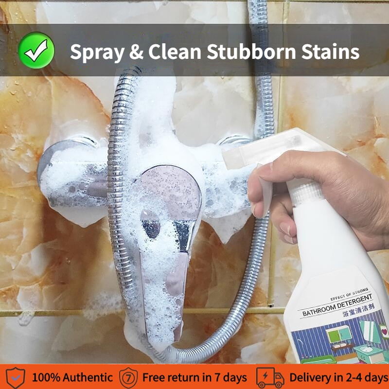 Bathroom Cleaner Toilet Bowl Cleaner Scale Remover Spray Tile dirt Bath ...