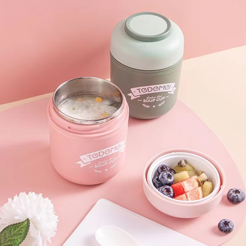Thermos Soup Cup vacuum food container mini warm lunch box jar with