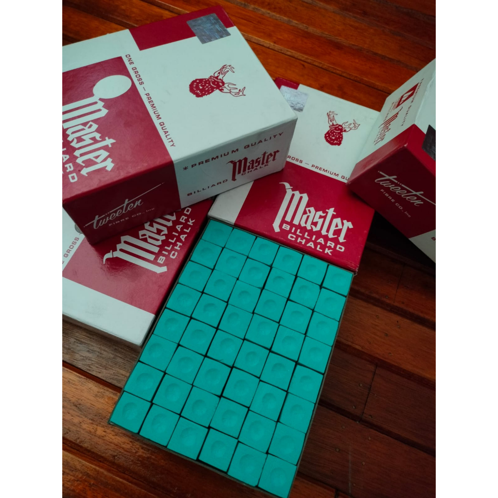 Master Billiard Chalk Original Pool Cue Chalk Snooker Billiard Chalks