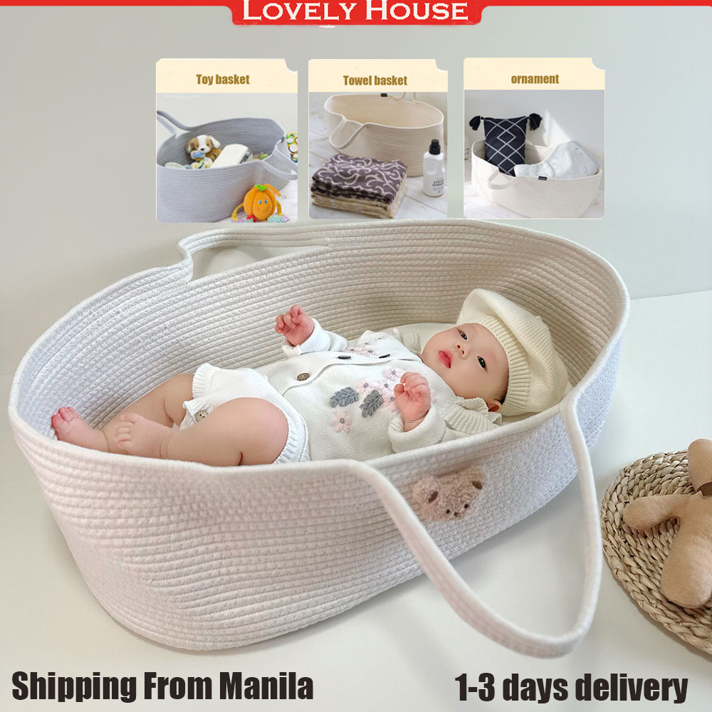 Baby hot sale basket sleeping