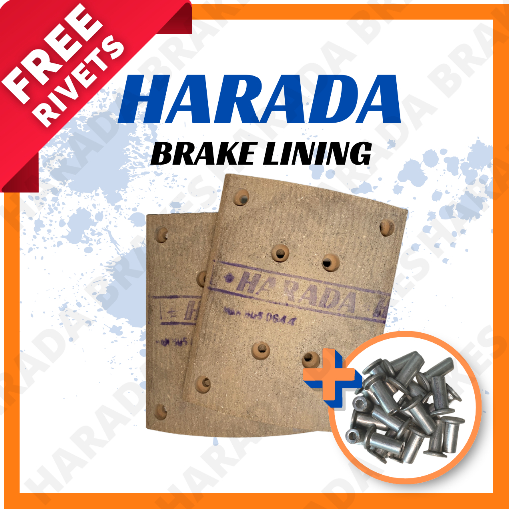 MAN BUS 0644 R Harada™ Brake Lining with FREE RIVETS | Shopee Philippines