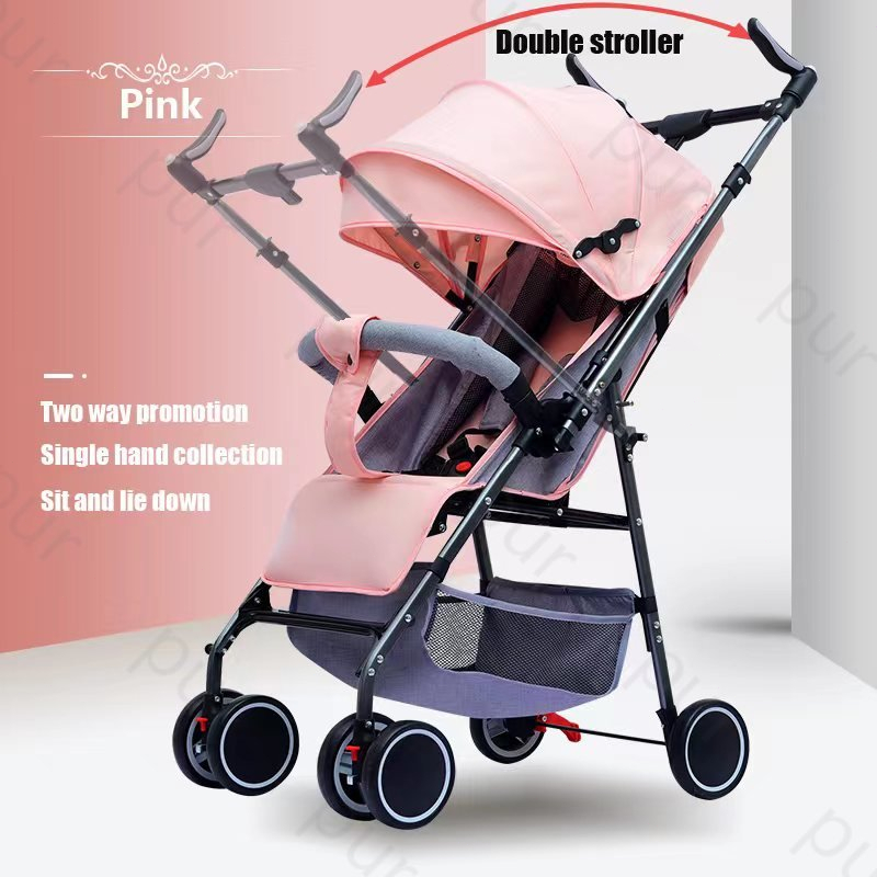 Folding Baby Stroller Two Way Reversible Portable Infant Stroller for 0-36  Month Baby Boy and Girl