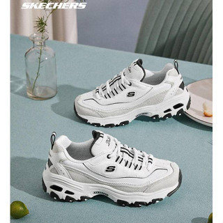 Skechers Women Sport D'Lites 4.0  White/Silver Shoes – Skechers Malaysia  Online Store