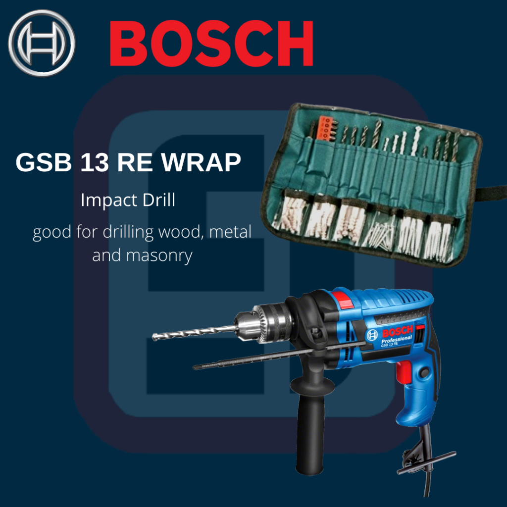 Bosch GSB 13 RE Wrap Professional Impact Drill | Shopee Philippines