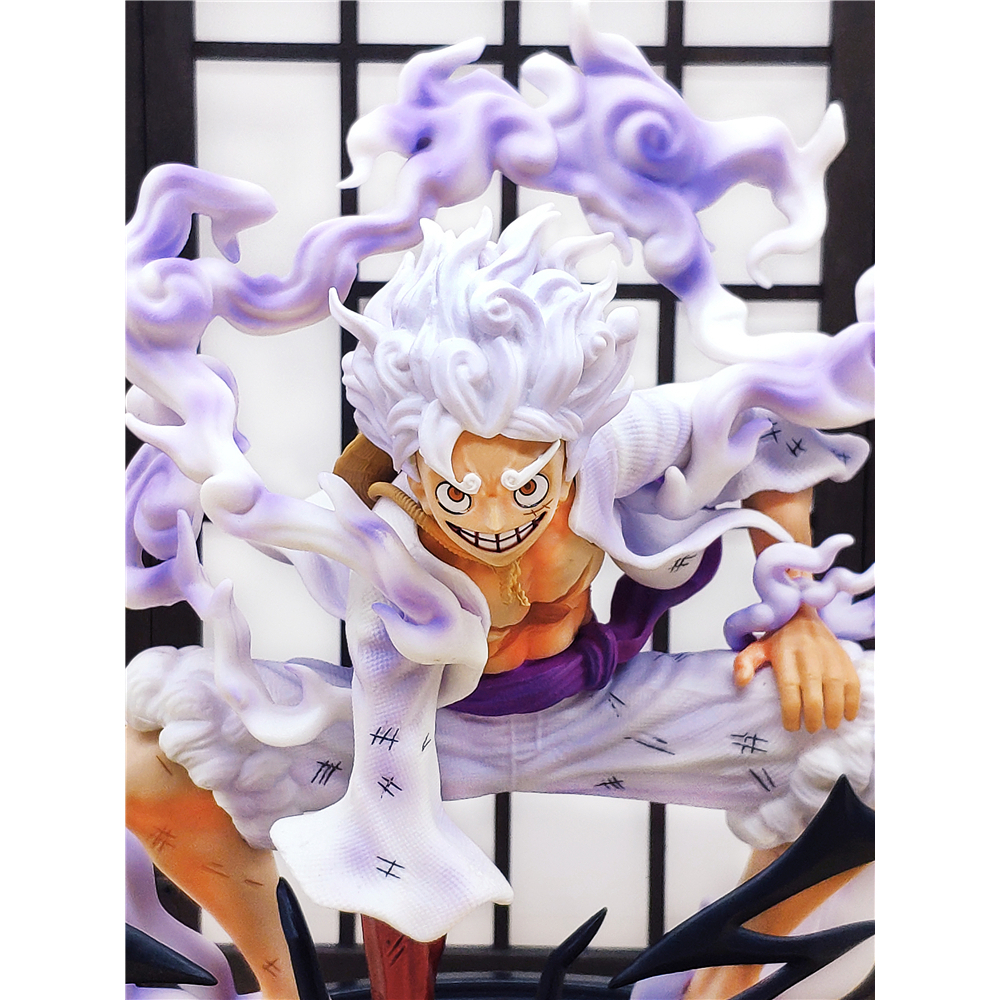 COD One Piece 20cm Luffy Action figure 5 Gear Luffy Nika Sun god Action ...