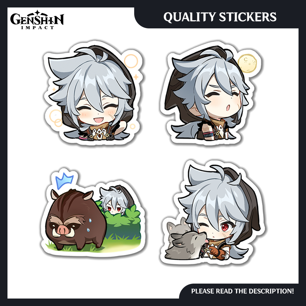 Razor - Genshin Impact Emoji Stickers | Shopee Philippines