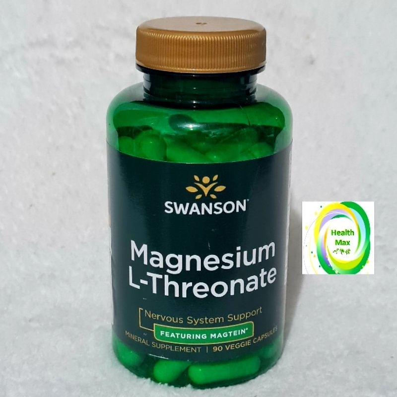 Swanson Magnesium LThreonate 90capsules Shopee Philippines