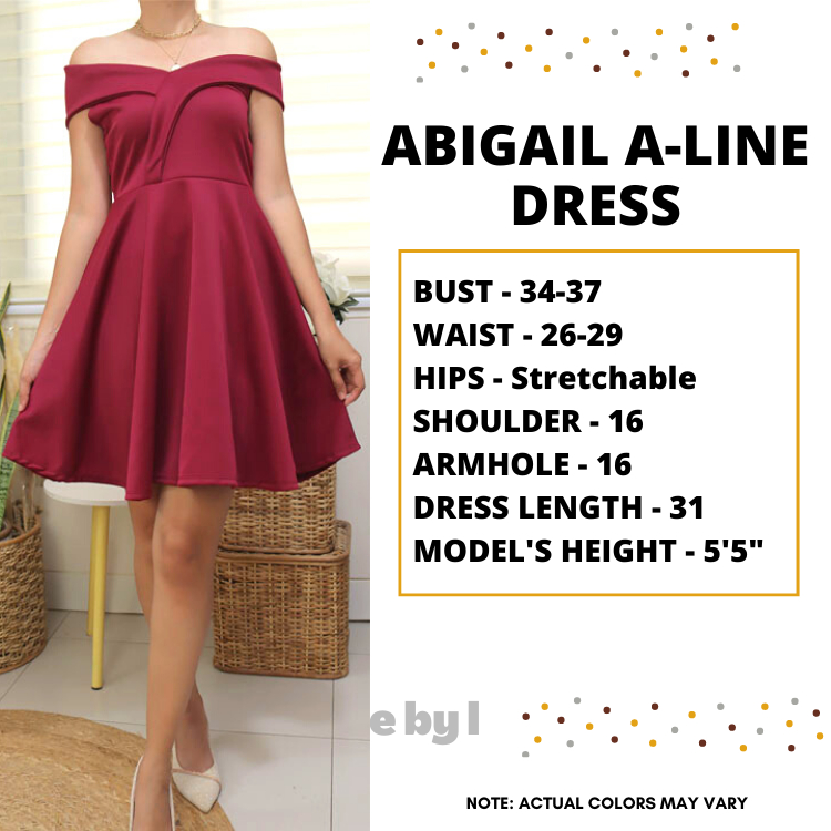 Abigail Off shoulder Dress Elegant Formal Attire Pastel Midi Dress Neoprene Freesize up to Medium Shopee Philippines