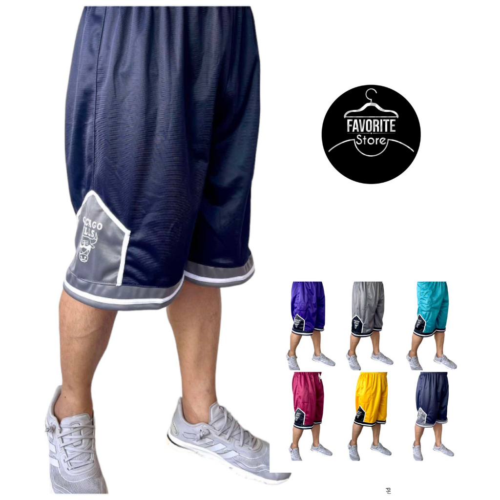 mens-shorts-nylon-brush-summer-outfit-basketball-diamond-big-size