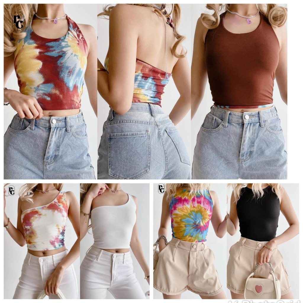 REVERSIBLE Collection (oneside, halter, selftie) | Shopee Philippines