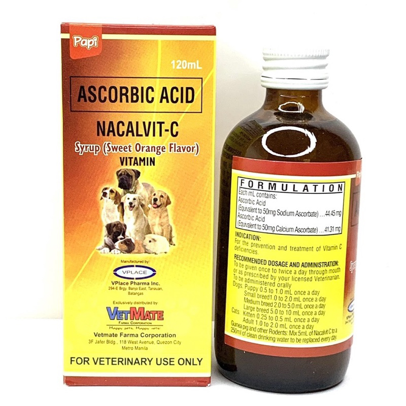 Ascorbic acid outlet safe for dogs