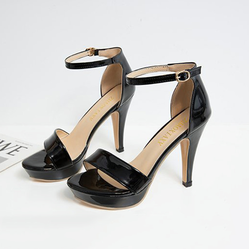 Black heels Womens High Heel sexy Sandal Korean Heels for women Shopee Philippines