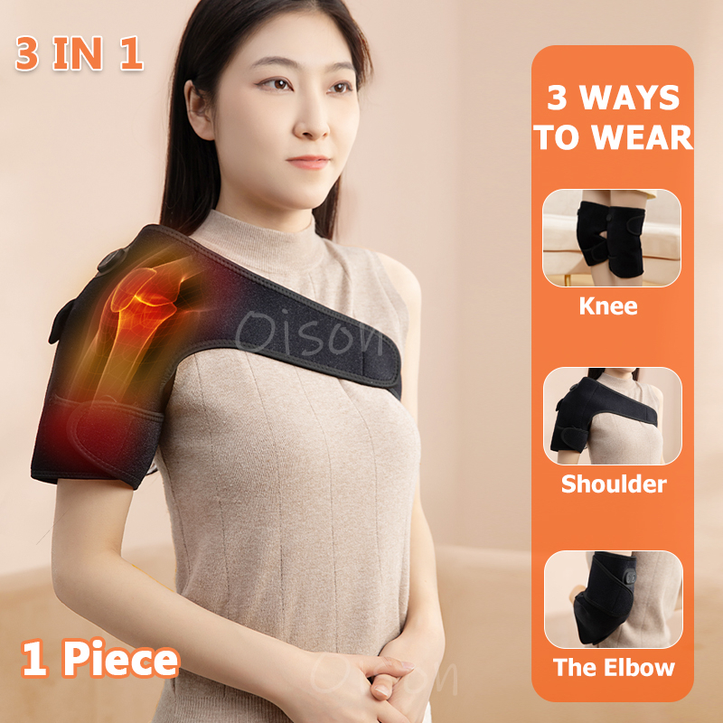 Masager Electric Shoulder Braces Knee Elbow hot compress Pad Arthritis ...