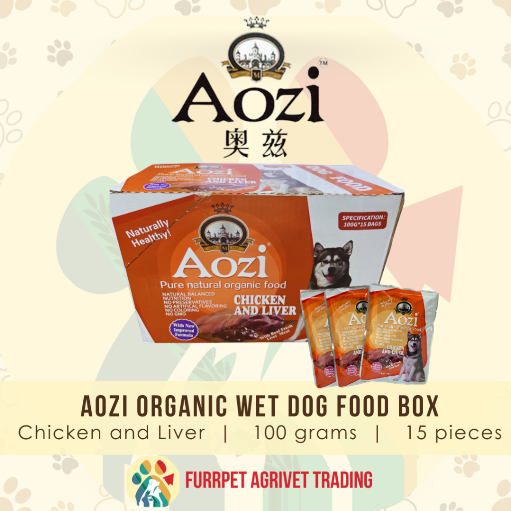 Aozi Organic Wet food Pouch 100g x 15 Packs For Dogs Shopee Philippines