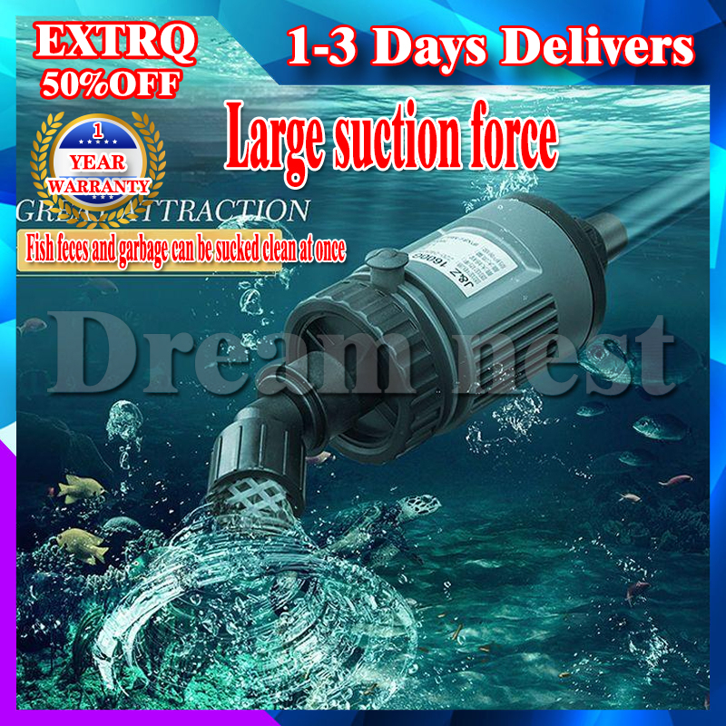 High Power Electric Aquarium Fish Tank Water Change Pump Cleaning Tools