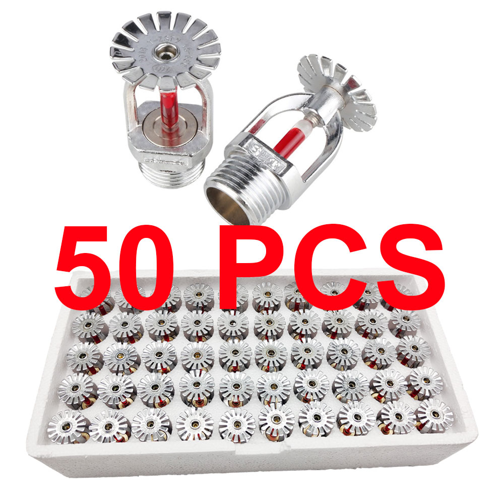 50PCS 68℃ Fire Extinguishing System Protection Fire Sprinkler Head