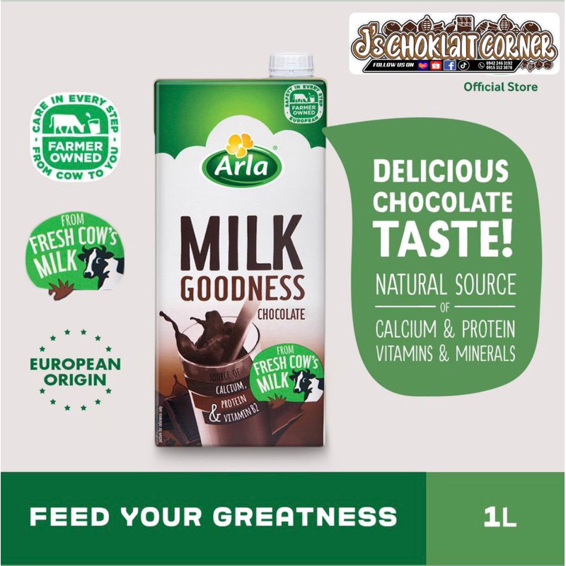 Arla Milk Chocolate 1L | Shopee Philippines