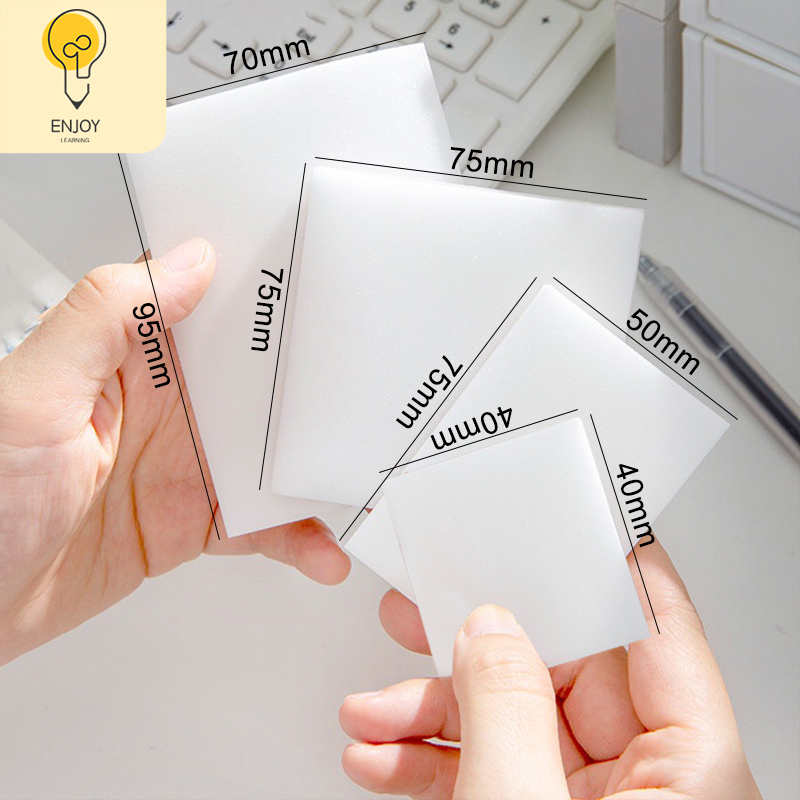 Transparent Sticky Notes 50Sheets Waterproof & Clear Sticky Note Pad(4 ...