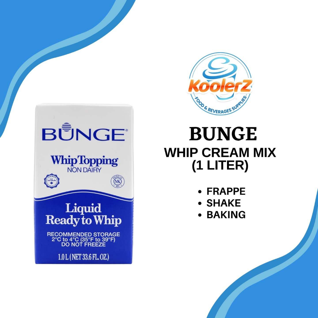 Bunge Non Dairy Whipping Cream (1 Liter)/ Professional/ Whip Topping
