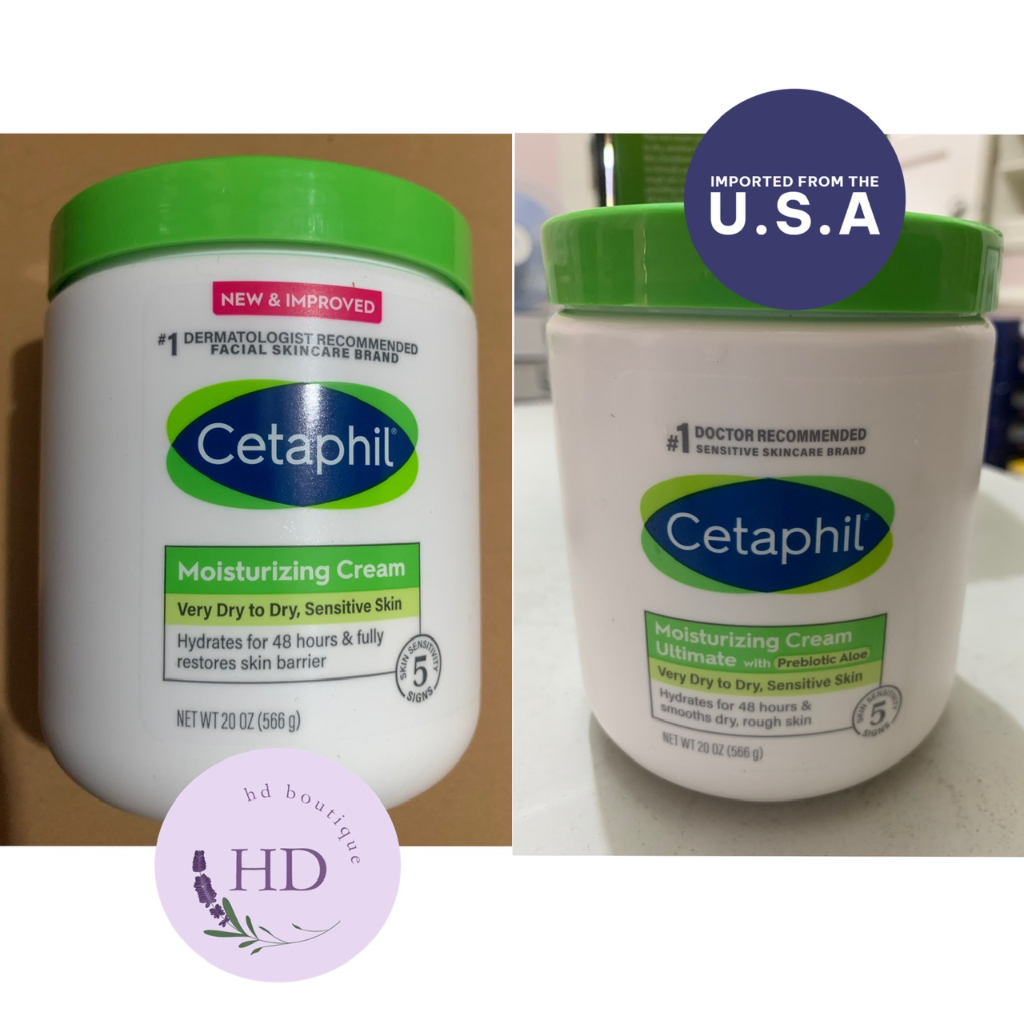 Cetaphil Moisturizing Cream 16 oz / 20 oz (Imported from USA) Shopee