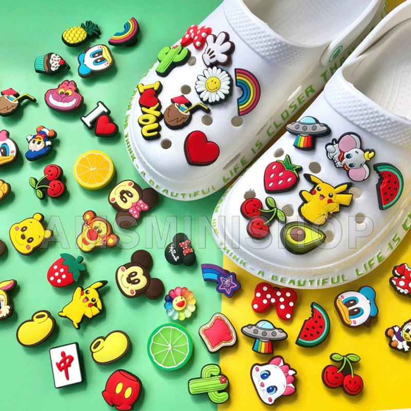 Crocs with stickers sale