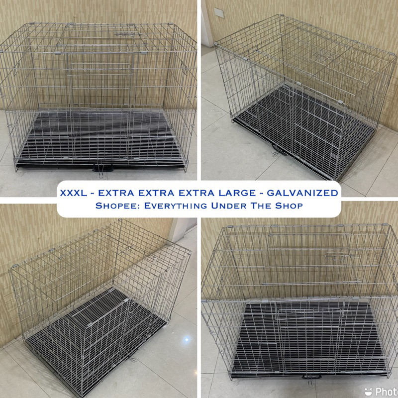 Dog Cat Cage Collapsible Cage Large XL XXL and XXXL Shopee Philippines