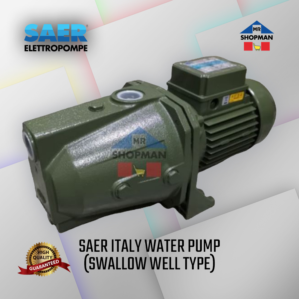 Saer 1hp & 3/4hp Water Pump Italy Shallow Shopee Philippines