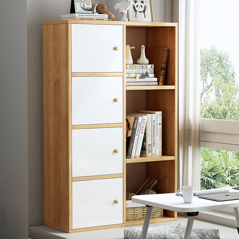 Bookshelf Windows and Cabinets Locker Desk Bookcase Integrated Window ...