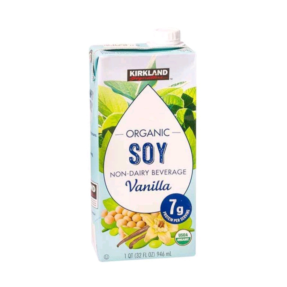 Kirkland Signature Organic Soy NonDairy Beverage Vanilla Flavor Soya