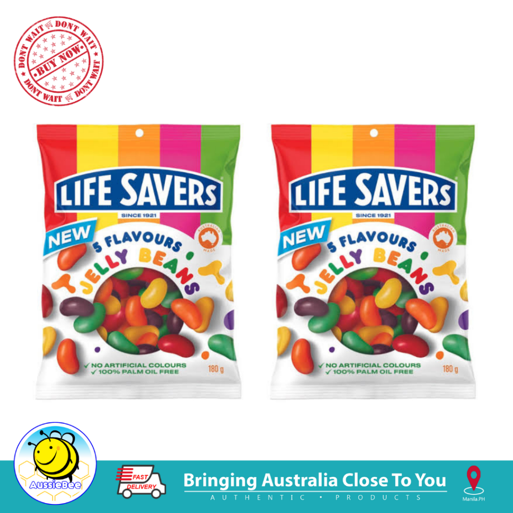 Lifesavers Jelly Beans 5 Flavours 180g Shopee Philippines