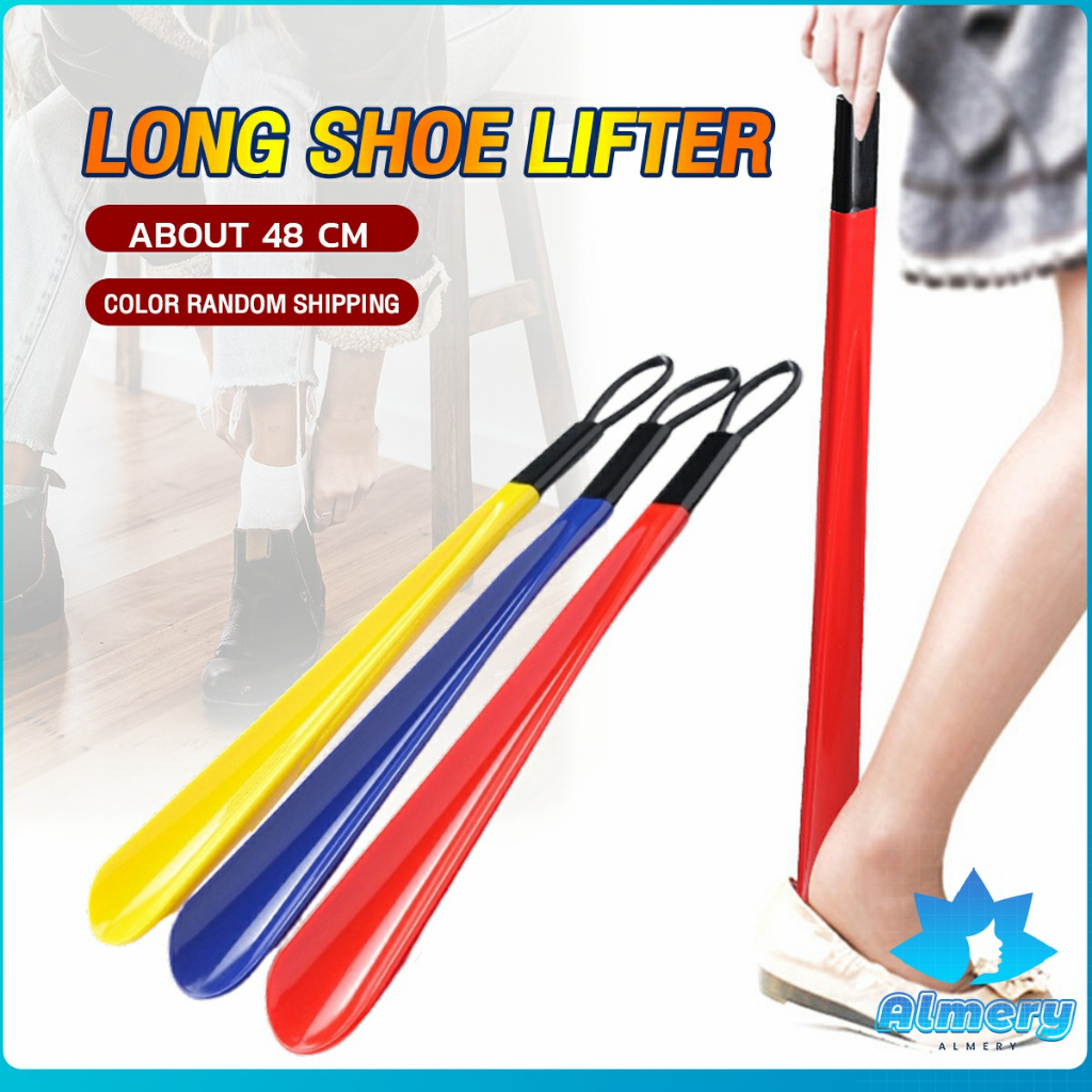 Almery Professional long Shoe Lifter 48cm Shoe Horns Plastic Shoe Horn