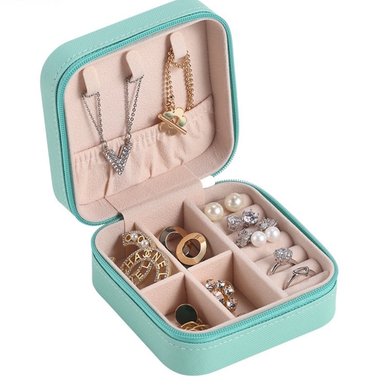 European and American simple portable jewelry box travel jewelry