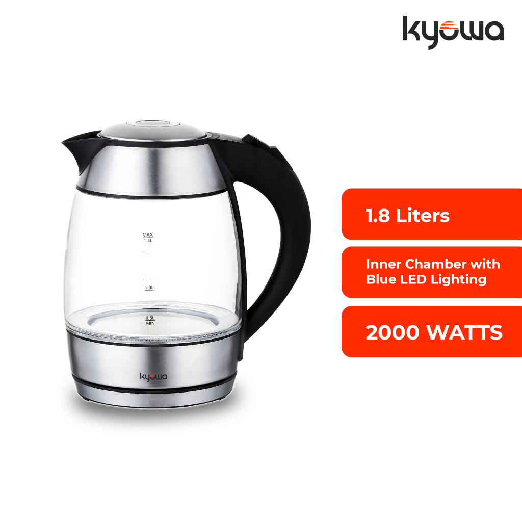 Kyowa Glass Electric Kettle 1.8L KW1382 Shopee Philippines