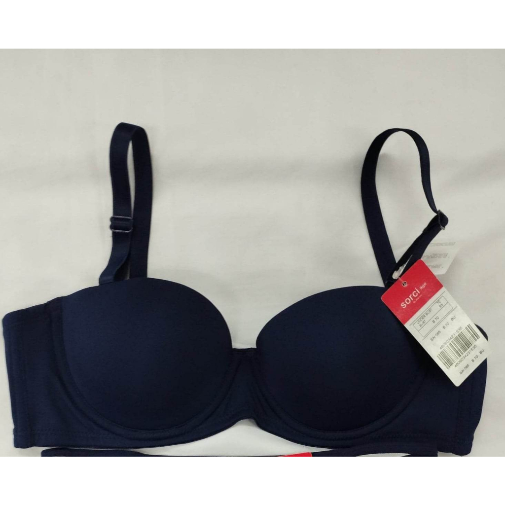 Wacoal SAI065 BU (1/2 CUP BRA WIRED SLIGHTLY PADDED) | Shopee Philippines