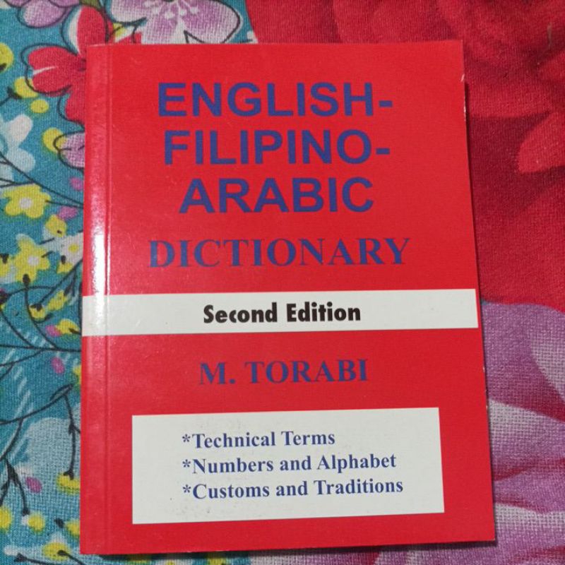 Arabic Dictionary ArabicFilipino, ArabicEnglish Shopee Philippines