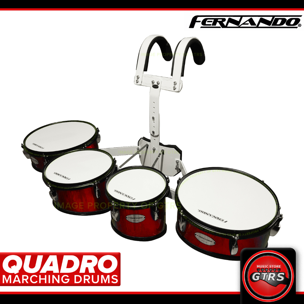 Fernando 4-Piece Quadro Marching Drum Set | Shopee Philippines