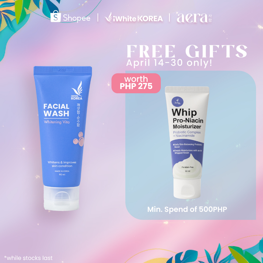 iWhite Korea Facial Wash Whitening Vita 90ml Whitens & Improves Skin